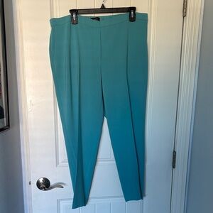 Theory Turquoise Women's Trousers